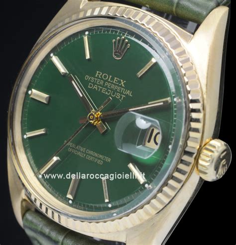 rolex datejust verde prezzo|Rolex Datejust 1601 price.